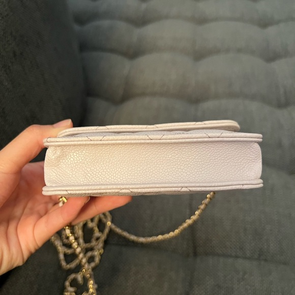Chanel 21B Light Purple Mini Coco Chain clutch - Picture 8 of 13